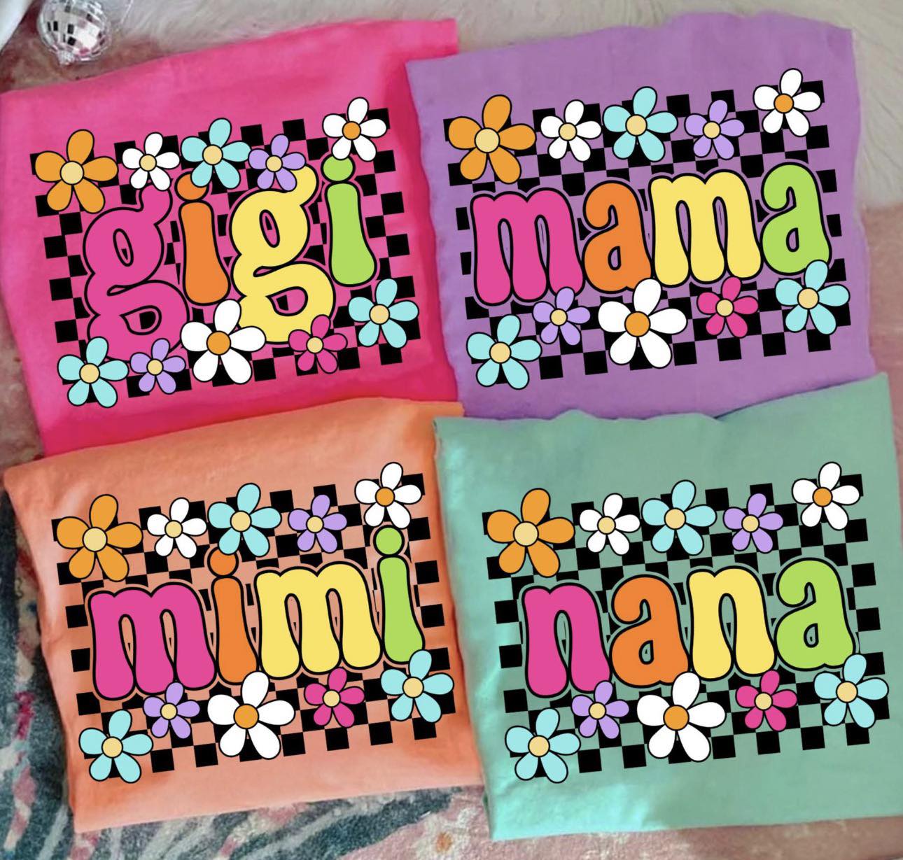Flower (Mama,Nana,Mimi,Gigi)